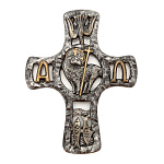 0033079-516.т Христианская оловянная миниатюра КРЕСТ(подвесной в машину)