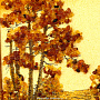 Картина янтарная "Пейзаж №7" 17х20 см, фотография 2. Интернет-магазин ЛАВКА ПОДАРКОВ