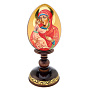 Пасхальное яйцо на подставке "Владимирская Божья Матерь", фотография 1. Интернет-магазин ЛАВКА ПОДАРКОВ