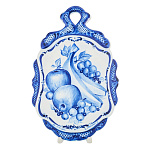 Доска разделочная "Натюрморт". Гжель