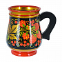 Кружка "Ягоды". Хохлома, фотография 3. Интернет-магазин ЛАВКА ПОДАРКОВ