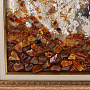 Картина янтарная "Лошади, бегущие по воде" 100х80 см, фотография 3. Интернет-магазин ЛАВКА ПОДАРКОВ