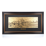 /35*72см Офорт черно-белый "Москва.Панорама.19 век"