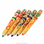Набор цветных карандашей "Матрёшки" 5 штук, фотография 3. Интернет-магазин ЛАВКА ПОДАРКОВ
