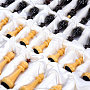 Шахматный ларец с янтарными фигурами 48х48 см, фотография 10. Интернет-магазин ЛАВКА ПОДАРКОВ