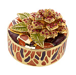 Шкатулка "Роза". Традиции Фаберже