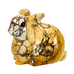 Скульптура из натурального камня "Кролик". Ангидрид