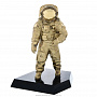 Бронзовая статуэтка "Космонавт" , фотография 2. Интернет-магазин ЛАВКА ПОДАРКОВ