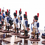 Шахматы с оловянными фигурами "Аустерлиц" 48х48 см, фотография 7. Интернет-магазин ЛАВКА ПОДАРКОВ