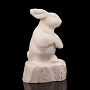Статуэтка из кости "Кролик на пенечке", фотография 5. Интернет-магазин ЛАВКА ПОДАРКОВ