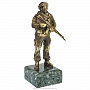 Бронзовая статуэтка "Солдат России", фотография 1. Интернет-магазин ЛАВКА ПОДАРКОВ