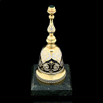 0052140 Златоуст КОЛОКОЛЬЧИК на подставке Нефрит  в П/У