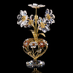 Скульптура из хрусталя "Ваза с цветами"