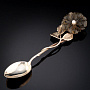 Ложка "Каменный цветок". Серебро 875*, фотография 2. Интернет-магазин ЛАВКА ПОДАРКОВ