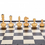 Шахматы с деревянными фигурами 43х43 см, фотография 3. Интернет-магазин ЛАВКА ПОДАРКОВ