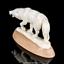 Скульптура из кости "Волк", фотография 3. Интернет-магазин ЛАВКА ПОДАРКОВ