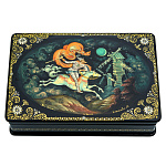 0036271 Лаковая миниатюра Шкатулка "Дон-Кихот" 15*10 65