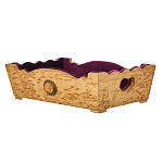 Конфетница из карельской березы