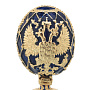 Пасхальное яйцо-шкатулка "Герб РФ". Традиции Фаберже, фотография 4. Интернет-магазин ЛАВКА ПОДАРКОВ