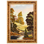 0065057-19*28см ПАННО настенной ПЕЙЗАЖ № 21 (янтарная крошка)