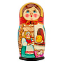 Матрешка "Колобок" 8 мест, фотография 2. Интернет-магазин ЛАВКА ПОДАРКОВ