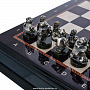 Шахматный ларец с фигурами из бронзы "Спорт" 48х48 см, фотография 3. Интернет-магазин ЛАВКА ПОДАРКОВ