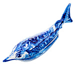 Икорница "Осетр". Гжель