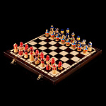 0035094/137 ШАХМАТЫ "БАБУШКИНЫ СКАЗКИ" 40*20*5см  (дерево)