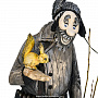 Резьба по дереву. Скульптура "Охотник и белка", фотография 3. Интернет-магазин ЛАВКА ПОДАРКОВ