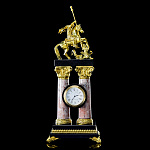 Часы из натурального камня "Георгий Победоносец"