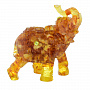 Скульптура из янтаря "Слон", фотография 2. Интернет-магазин ЛАВКА ПОДАРКОВ