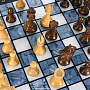 Шахматы с перламутром и деревянными фигурами "Стаунтонт" 45х45 см, фотография 8. Интернет-магазин ЛАВКА ПОДАРКОВ