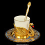 Кофейная пара "Лебедь". Златоуст, фотография 2. Интернет-магазин ЛАВКА ПОДАРКОВ