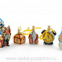 Подарочный набор из 6-ти мини-штофов, фотография 1. Интернет-магазин ЛАВКА ПОДАРКОВ