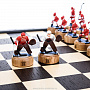 Шахматы деревянные с металлическими фигурами "Хоккей", фотография 9. Интернет-магазин ЛАВКА ПОДАРКОВ