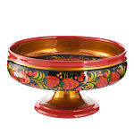 0020258/10*18см-кудрина Хохлома КОНФЕТНИЦА 10*18см в ассортименте