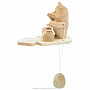 Богородская деревянная игрушка "Медведь за ударными инструментами", фотография 1. Интернет-магазин ЛАВКА ПОДАРКОВ