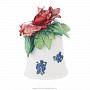 Наперсток фарфоровый "Цветы" с лепкой, фотография 3. Интернет-магазин ЛАВКА ПОДАРКОВ