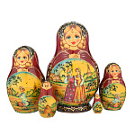 2001124 -5м12см Матрешка "ГУЛЯНИЯ" 