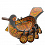 Ковш-утка с навесными ковшами Хохлома, фотография 1. Интернет-магазин ЛАВКА ПОДАРКОВ