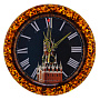 Часы настенные из янтаря "Кремль", фотография 1. Интернет-магазин ЛАВКА ПОДАРКОВ