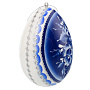 Яйцо пасхальное подарочное с росписью в стиле Гжель (в ассортименте), фотография 2. Интернет-магазин ЛАВКА ПОДАРКОВ