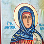 Икона на перламутре "Святая Анастасия" 35х30 см, фотография 3. Интернет-магазин ЛАВКА ПОДАРКОВ