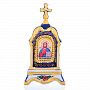 Киот настольный "Спаситель" Гжель 10 х 5,5 см, фотография 3. Интернет-магазин ЛАВКА ПОДАРКОВ