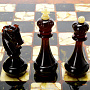 Шахматный ларец янтарный, сапеле, фотография 10. Интернет-магазин ЛАВКА ПОДАРКОВ