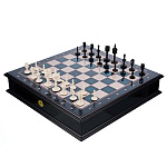 Шахматный ларец с фигурами из кости 48х48 см