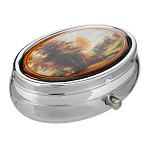 Таблетница карманная с разными сюжетами