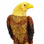 Скульптура из янтаря "Орел на скале", фотография 2. Интернет-магазин ЛАВКА ПОДАРКОВ