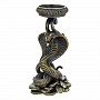 Змея Символ года 2025. Бронзовый подсвечник "Королевская кобра", фотография 1. Интернет-магазин ЛАВКА ПОДАРКОВ