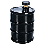 0076586 Гжель ШТОФ Нефтяная бочка, цвет ок. 500ml